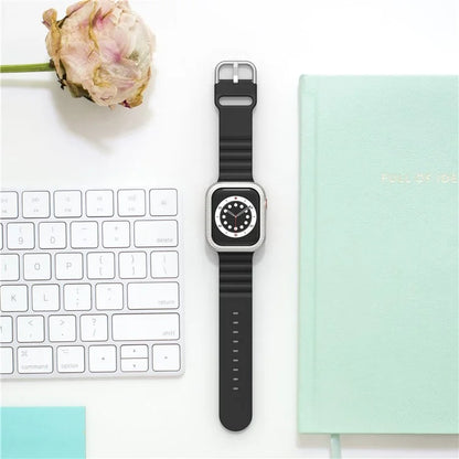 For Apple Watch Series 4 / 5 / 6 / SE / SE (2022) / SE (2023) 44mm Rhinestone Decor Zinc Alloy Watch Case
