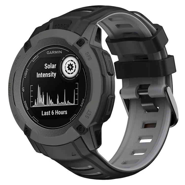 For Garmin Instinct 2X Silicone Watch Strap Replacement Wrist Band
