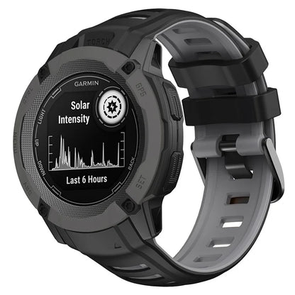 For Garmin Instinct 2X Silicone Watch Strap Replacement Wrist Band