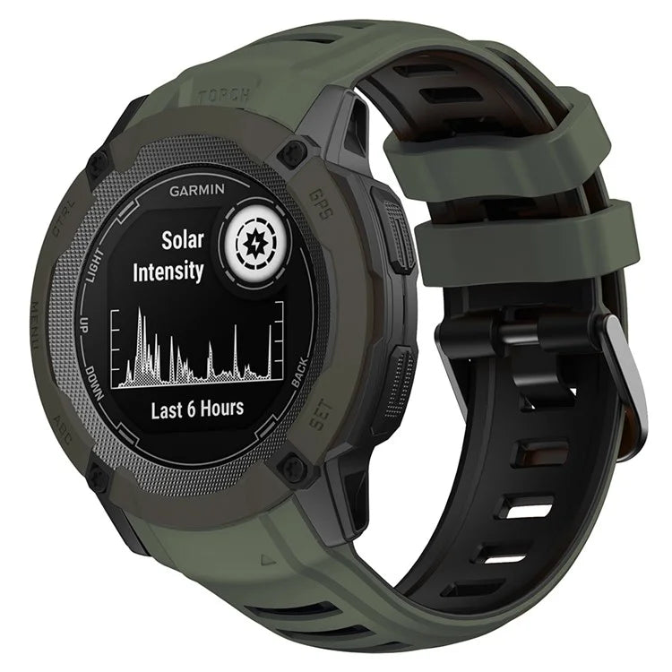 For Garmin Instinct 2X Silicone Watch Strap Replacement Wrist Band