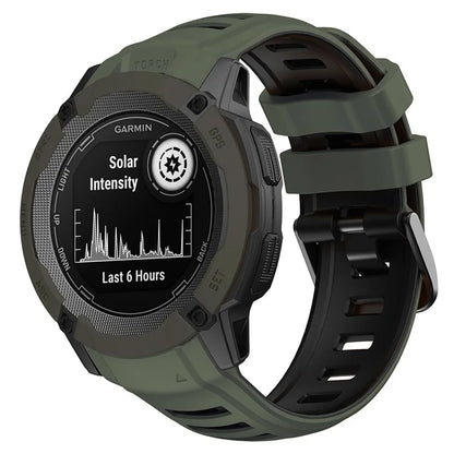 For Garmin Instinct 2X Silicone Watch Strap Replacement Wrist Band
