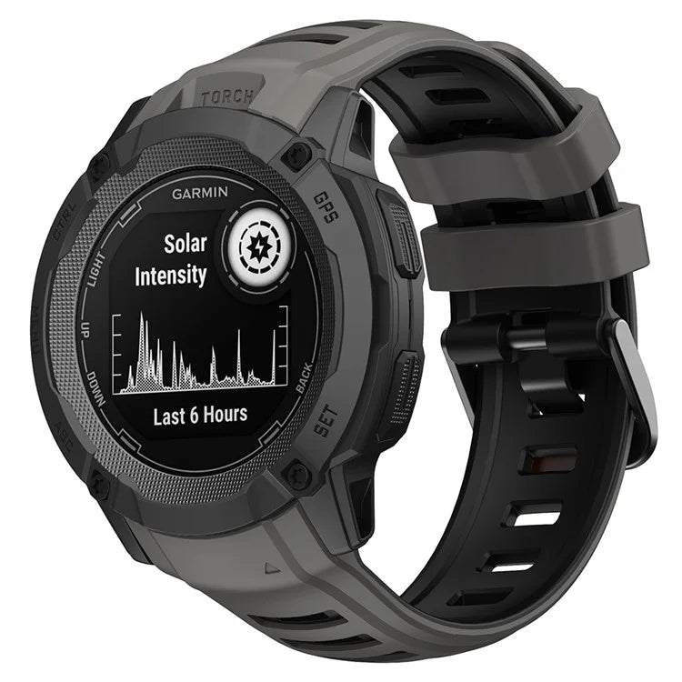 For Garmin Instinct 2X Silicone Watch Strap Replacement Wrist Band