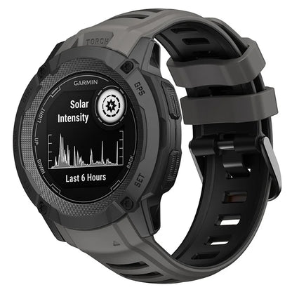 For Garmin Instinct 2X Silicone Watch Strap Replacement Wrist Band