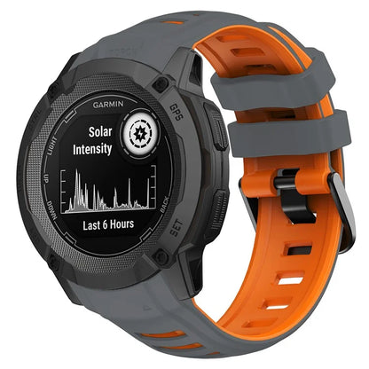 For Garmin Instinct 2X Silicone Watch Strap Replacement Wrist Band