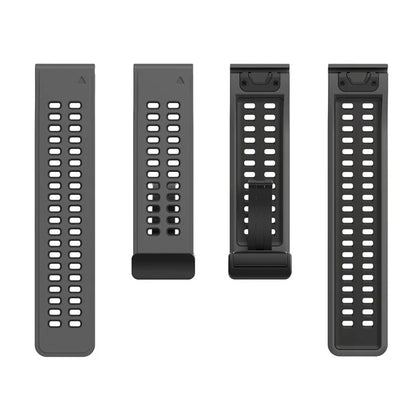 For Garmin Fenix 7X Pro / Fenix 7X Magnetic Buckle Replacement Band 26mm Silicone Strap