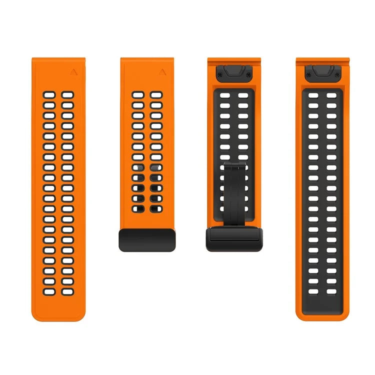 For Garmin Fenix 7 Pro / Fenix 7 Replacement Band 22mm Silicone Strap with Magnetic Buckle