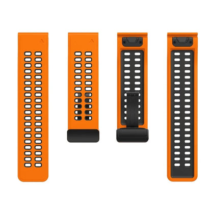 For Garmin Fenix 7 Pro / Fenix 7 Replacement Band 22mm Silicone Strap with Magnetic Buckle