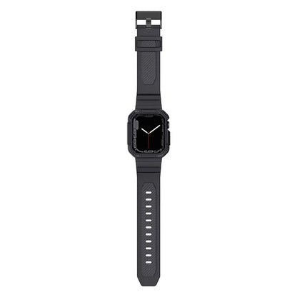 For Apple Watch Series 9 8 7 45mm / 6 5 4 SE SE (2022) SE (2023) 44mm / 3 2 1 42mm TPU Band with Watch Case