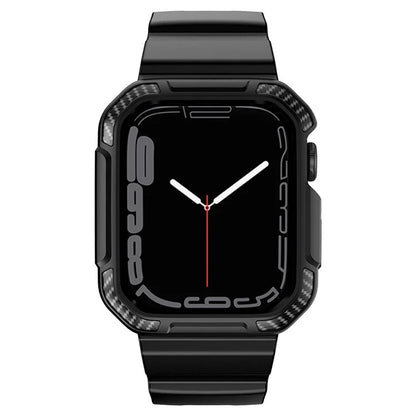 For Apple Watch Series 9 8 7 45mm / 6 5 4 SE SE (2022) SE (2023) 44mm / 3 2 1 42mm TPU Band with Watch Case