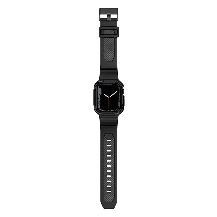 For Apple Watch Series 9 8 7 45mm / 6 5 4 SE SE (2022) SE (2023) 44mm / 3 2 1 42mm TPU Band with Watch Case
