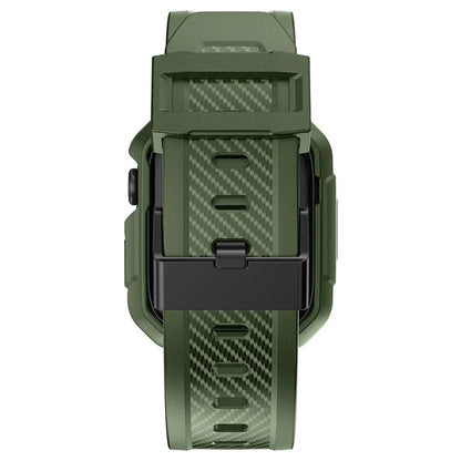 For Apple Watch Series 9 8 7 45mm / 6 5 4 SE SE (2022) SE (2023) 44mm / 3 2 1 42mm TPU Band with Watch Case