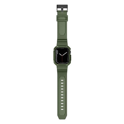 For Apple Watch Series 9 8 7 45mm / 6 5 4 SE SE (2022) SE (2023) 44mm / 3 2 1 42mm TPU Band with Watch Case
