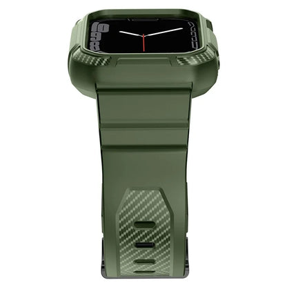 For Apple Watch Series 9 8 7 45mm / 6 5 4 SE SE (2022) SE (2023) 44mm / 3 2 1 42mm TPU Band with Watch Case