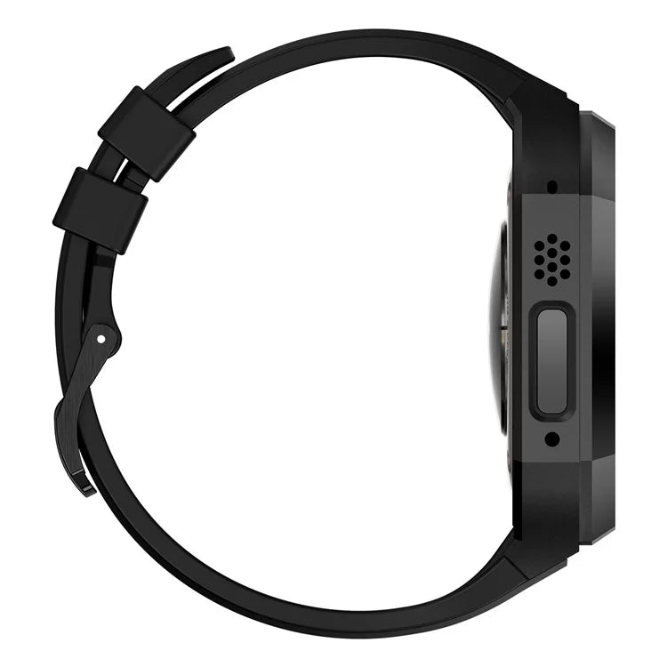 For Apple Watch Ultra 2 Ultra 49mm Soft Fluororubber Strap with Stainless Steel Wristwatch Case