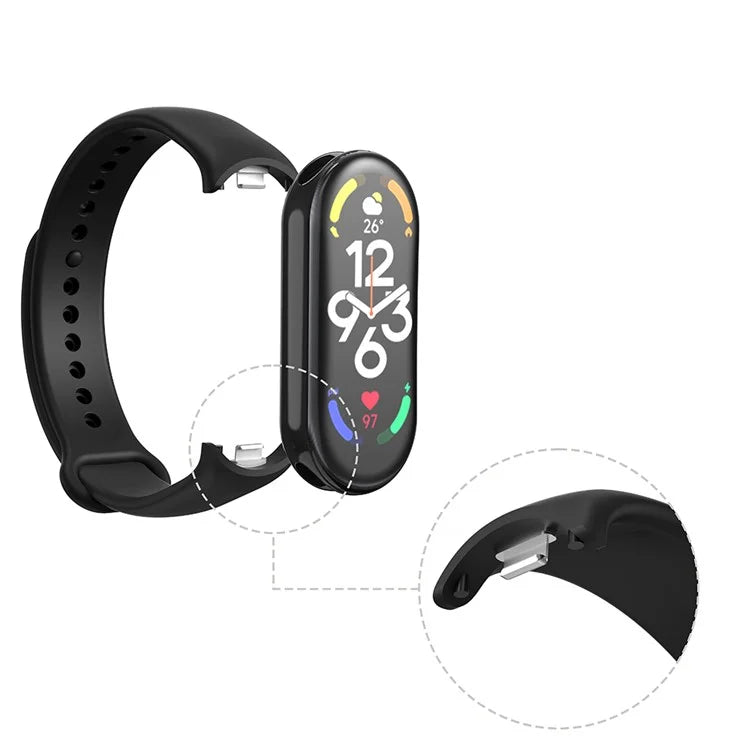 For Xiaomi Smart Band 8 Silicone Watch Strap Wrist Band Replacement