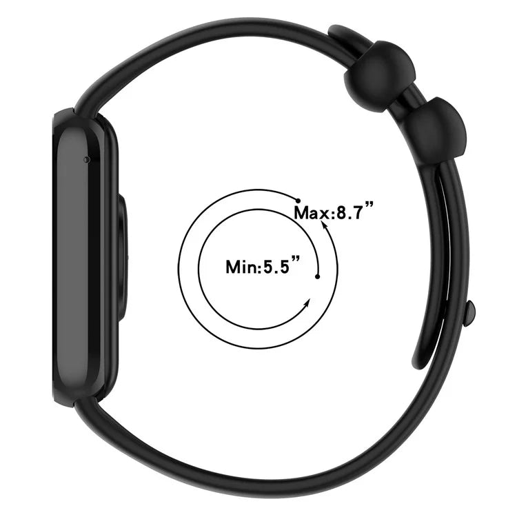 For Xiaomi Smart Band 8 Pro Watch Band Adjustable Silicone Strap Replacement