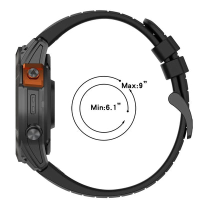 For Garmin Fenix 7 / 7 Pro / 6 / 6 Pro QuickFit 22mm Watch Band Dual Color Silicone Strap