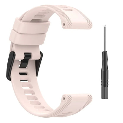 For Garmin Forerunner 955 Silicone Watch Band Soft Sport Strap