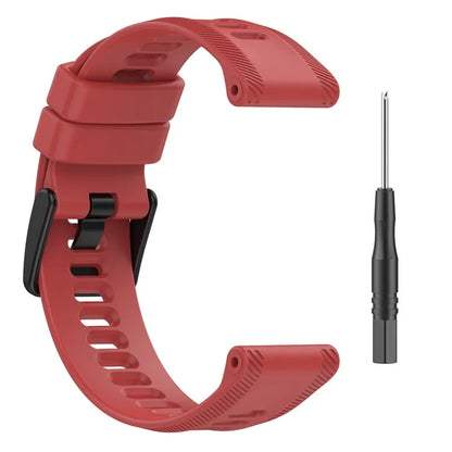 For Garmin Forerunner 955 Silicone Watch Band Soft Sport Strap