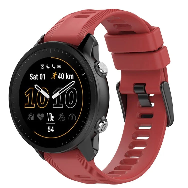 For Garmin Forerunner 955 Silicone Watch Band Soft Sport Strap