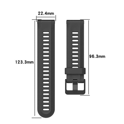 For Garmin Forerunner 955 Silicone Watch Band Soft Sport Strap