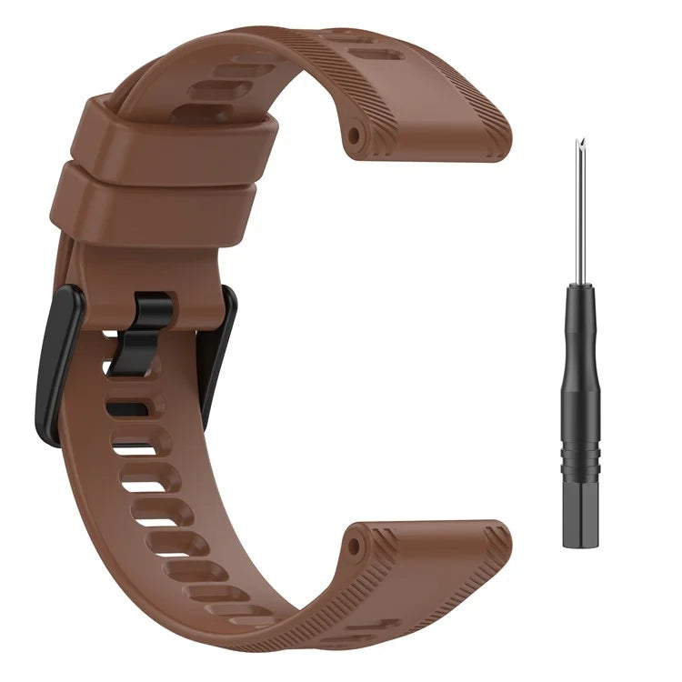 For Garmin Forerunner 955 Silicone Watch Band Soft Sport Strap