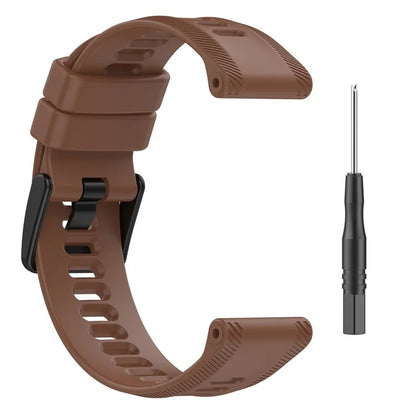 For Garmin Forerunner 955 Silicone Watch Band Soft Sport Strap