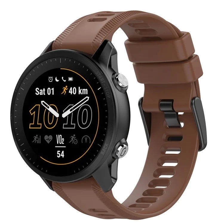 For Garmin Forerunner 955 Silicone Watch Band Soft Sport Strap