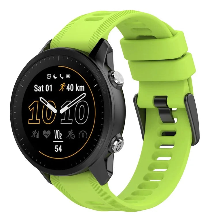 For Garmin Forerunner 955 Silicone Watch Band Soft Sport Strap