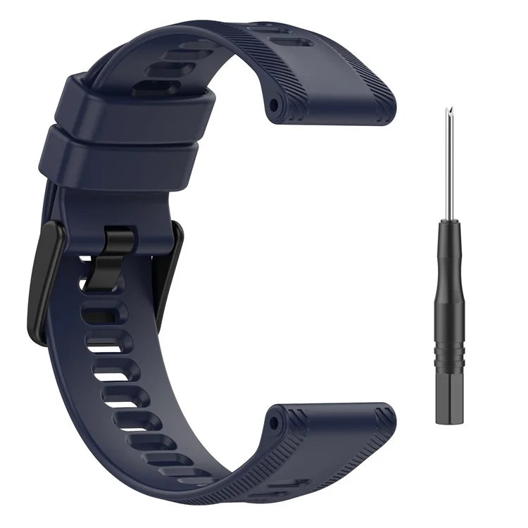 For Garmin Forerunner 955 Silicone Watch Band Soft Sport Strap