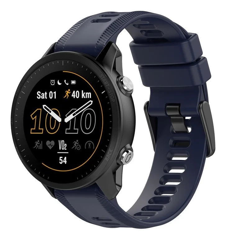 For Garmin Forerunner 955 Silicone Watch Band Soft Sport Strap