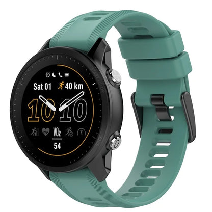 For Garmin Forerunner 955 Silicone Watch Band Soft Sport Strap