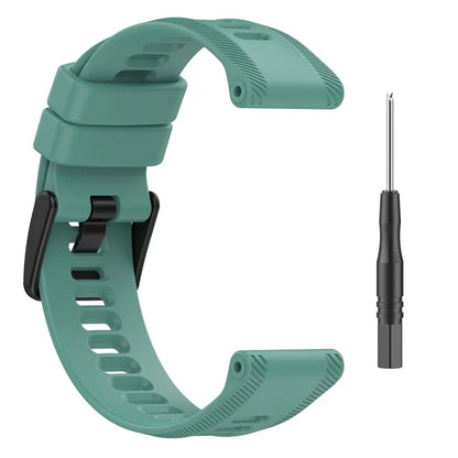 For Garmin Forerunner 955 Silicone Watch Band Soft Sport Strap