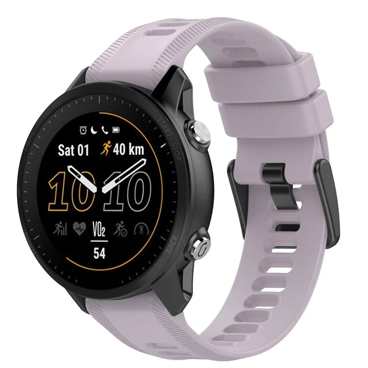 For Garmin Forerunner 955 Silicone Watch Band Soft Sport Strap