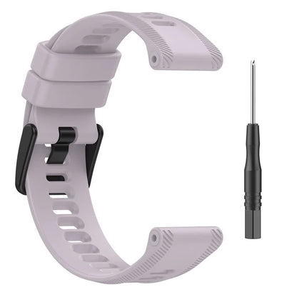 For Garmin Forerunner 955 Silicone Watch Band Soft Sport Strap