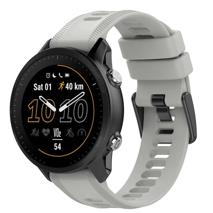 For Garmin Forerunner 955 Silicone Watch Band Soft Sport Strap