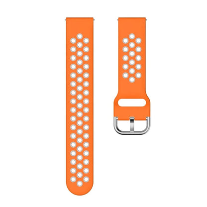 KALEBOL KLB-SSGJ-001 For Samsung Galaxy Watch6 Classic 47mm 43mm Silicone Watch Band 20mm Dual Color