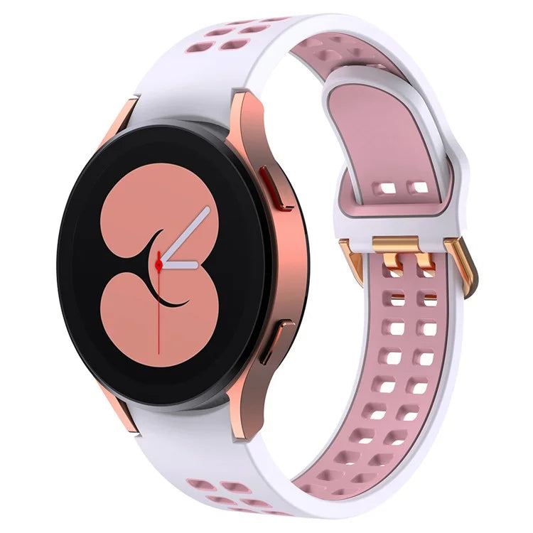 KALEBOL KLB-SSGJ-001 For Samsung Galaxy Watch4 / Watch 5 / Watch6 Silicone Watch Band Soft Strap