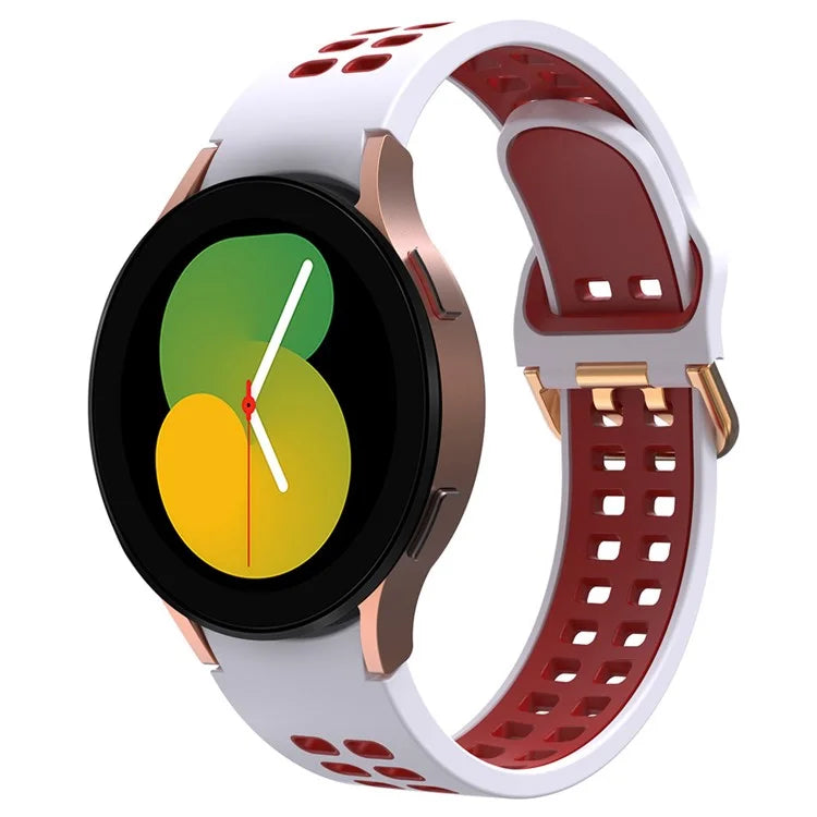 KALEBOL KLB-SSGJ-001 For Samsung Galaxy Watch4 / Watch 5 / Watch6 Silicone Watch Band Soft Strap