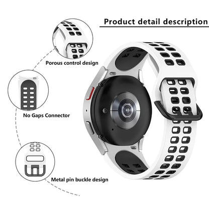 KALEBOL KLB-SSGJ-001 For Samsung Galaxy Watch4 / Watch 5 / Watch6 Silicone Watch Band Soft Strap