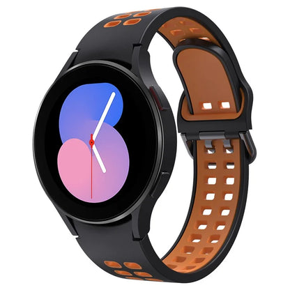 KALEBOL KLB-SSGJ-001 For Samsung Galaxy Watch4 / Watch 5 / Watch6 Silicone Watch Band Soft Strap