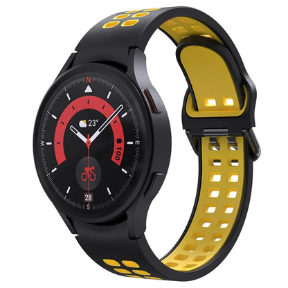 KALEBOL KLB-SSGJ-001 For Samsung Galaxy Watch4 / Watch 5 / Watch6 Silicone Watch Band Soft Strap