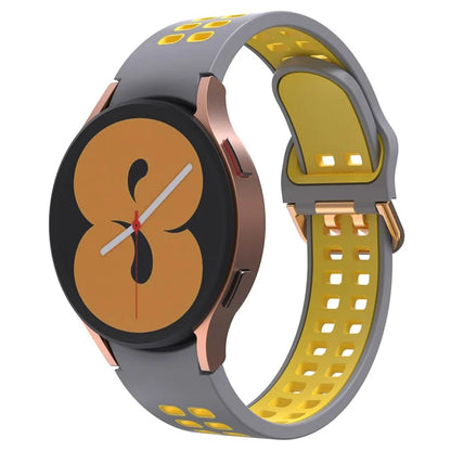 KALEBOL KLB-SSGJ-001 For Samsung Galaxy Watch4 / Watch 5 / Watch6 Silicone Watch Band Soft Strap