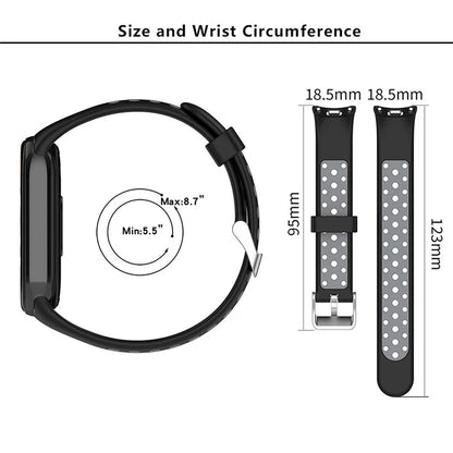 KALEBOL KLB-SSGJ-001 For Xiaomi Smart Band 8 Silicone Watch Band Waterproof Strap