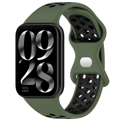 KALEBOL KLB-SSGJ-002 For Xiaomi Smart Band 8 Pro / Redmi Watch 4 Silicone Strap Dual Color