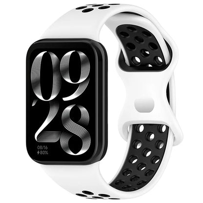KALEBOL KLB-SSGJ-002 For Xiaomi Smart Band 8 Pro / Redmi Watch 4 Silicone Strap Dual Color