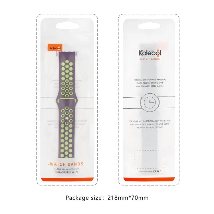 KALEBOL KLB-SSGJ-002 For Xiaomi Smart Band 8 Pro / Redmi Watch 4 Silicone Strap Dual Color