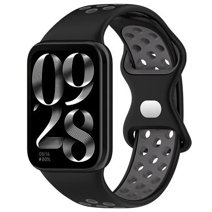 KALEBOL KLB-SSGJ-002 For Xiaomi Smart Band 8 Pro / Redmi Watch 4 Silicone Strap Dual Color