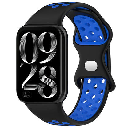 KALEBOL KLB-SSGJ-002 For Xiaomi Smart Band 8 Pro / Redmi Watch 4 Silicone Strap Dual Color