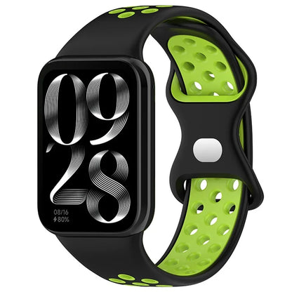 KALEBOL KLB-SSGJ-002 For Xiaomi Smart Band 8 Pro / Redmi Watch 4 Silicone Strap Dual Color